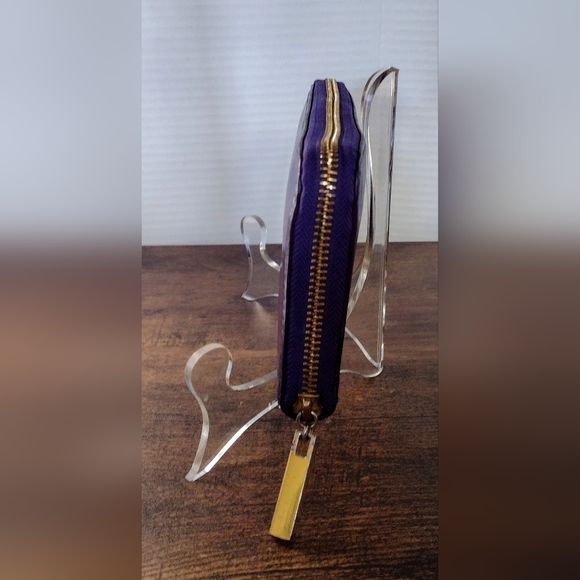 Tory Burch Purple Leather Wallet - Picture 4 of 10